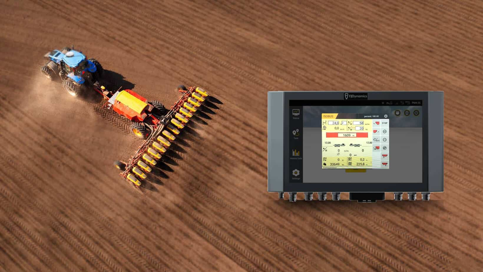 GPS Guidance Auto Steer System For Tractor FJDynamics